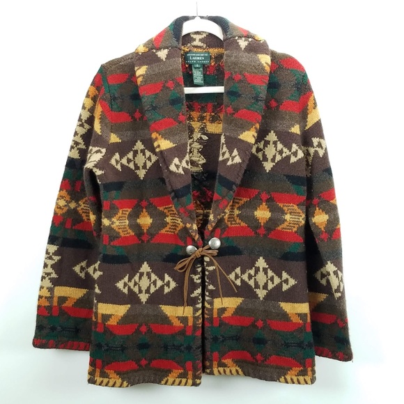 Ralph Lauren Sweaters - Ralph Lauren Southwestern Navajo Cardigan Sweater